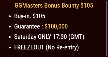 Turnirji GGMasters so po novem na sporedu kar VSAK DAN! 5 Poker slovenija