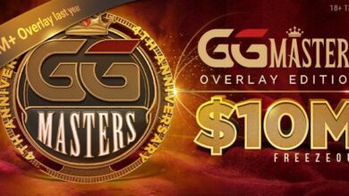 Kmalu zopet turnir, ki je GGPoker že stal milijon dolarjev 4 GGMasters Overlay Edition