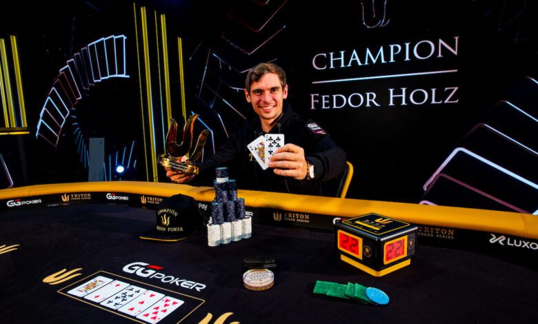 Fedor Holz z zmago kronal rekordni Triton turnir v Koreji 1 Fedor Holz Triton