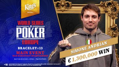 Italijan Simone Andrian veliki zmagovalec Glavnega turnirja WSOP-Europe! 9 Simone Andrian