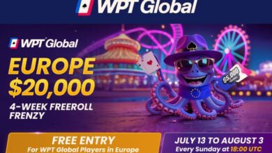 Evropa $20.000 4-Tedenska Freeroll Norija na WPT Global! 24 WPT freeroll