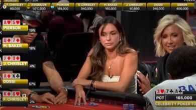 Influencer po ogledu kratkega poker videa do zmage 16 Celebrity Poker Tour