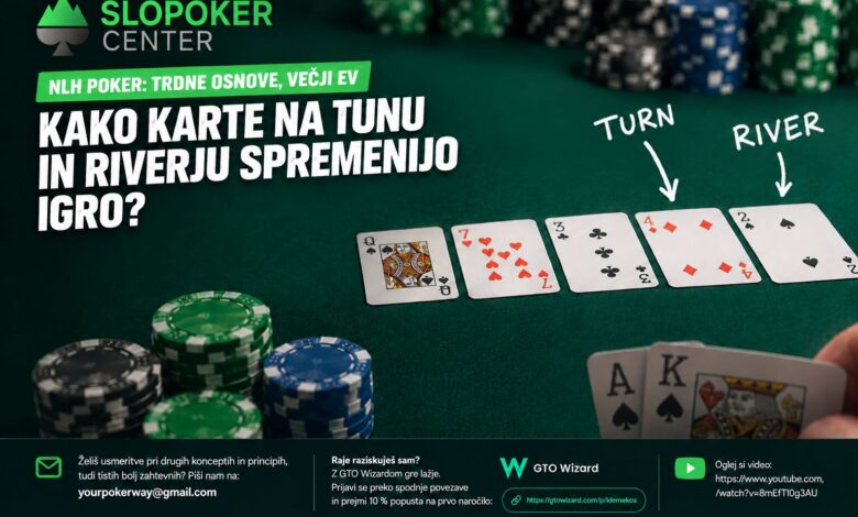 SloPoker strategija – Kako turn in river spremenita igro? 1 Poker slovenija